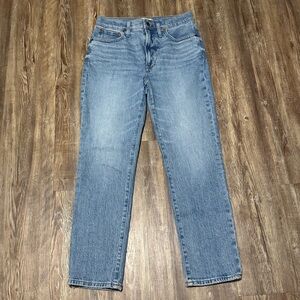 Madewell The Perfect Vintage Jeans Women's 27 High Rise Straight Leg in Banner